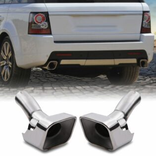 Predator4x4 Diesel Exhaust Tail Pipe Trims To Fit Range Rover Sport L320 10-13