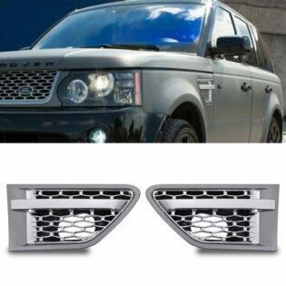 Predator4x4 Grey & Chrome Side Air Vents To Fit Range Rover Sport 10-13