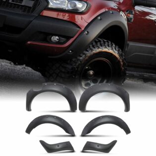 Ford Ranger T8 2019+ Black Gloss Fender Flare Kit