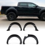 50MM Wide Matte Black Wheel Arches for Ford Ranger T6 2012-2015