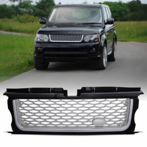 Predator4x4 Black & Silver Grille To Fit Range Rover Sport L320 05-09