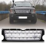 Predator4x4 Black & Silver Disco 4 Style Grille To Fit Land Rover Discovery 3 04-09