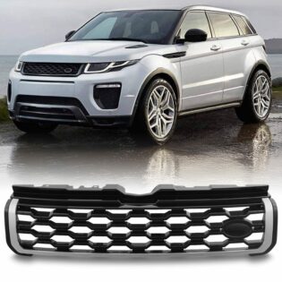 Predator4x4 Front Black & Silver Hex Style To Fit Land Rover Range Rover Evoque 10-17