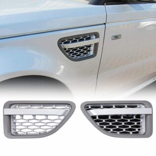 Predator4x4 Grey & Silver Side Air Intake Vents To Fit Range Rover Sport L320 05-09