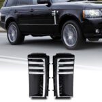 Predator4x4 Black Side Air Vent Pair To Fit Range Rover L322 05-12