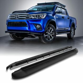 Toyota Hilux Revo 15-17 Black Side Steps