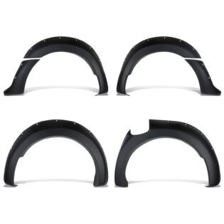 50MM Wide Matte Black Wheel Arches for Ford Ranger T6 2012-2015