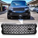 Predator4x4 Black & Chrome Autobiography Style Front Grille To Fit Range Rover Vogue L405 13-17