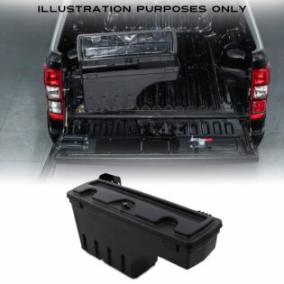 Nissan Navara NP300 D23 14+ Flat Bed Lockable Storage Swing Box