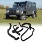 Predator4x4 Silicone Radiator Hose Kit To Fit Land Rover Defender TD5 2.5TD 98-04