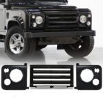 Predator4x4 Black Grille & Light Surround Kit To Fit Land Rover Defender 83-16