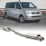 VW Transporter T5 2.5 TDI Long Wheel Base LWB 03-09 Cat Back Exhaust System