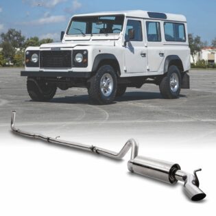 Predator4x4 Turbo Back Decat Exhaust System To Fit Land Rover Defender 110 300TDI 2.5TD 94-99