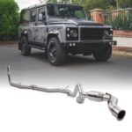 Predator4x4 Turbo Back Decat Exhaust System To Fit Land Rover Defender 110 TD5 2.5TD 98-07