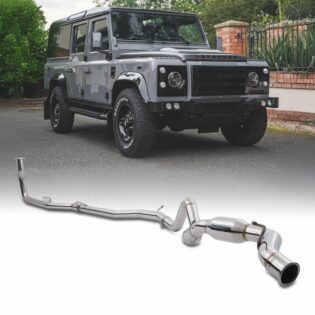 Predator4x4 Turbo Back Decat Exhaust System To Fit Land Rover Defender 110 TD5 2.5TD 98-07