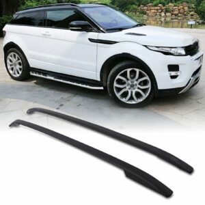 Predator4x4 Black Extended Roof Rails To Fit Land Rover Range Rover Evoque L538 13-18