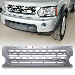 Predator4x4 Silver Discovery 4 Style Grille To Fit Land Rover Discovery 3 L319 04-09