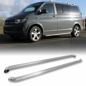 VW Transporter T5 & T6 SWB 03+ Stainless Steel Side Bars