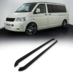 VW Transporter T5 & T6 LWB 2003+ Gloss Black Side Bars