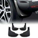 Predator4x4 Gloss Black Mud Flaps Kit To Fit Land Rover Defender L663 2020+