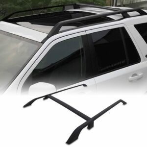 Predator4x4 Black Roof Rails To Fit Land Rover Freelander 2 06-15
