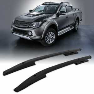 Mitsubishi L200 Series 5 15-19 Black Roof Rails