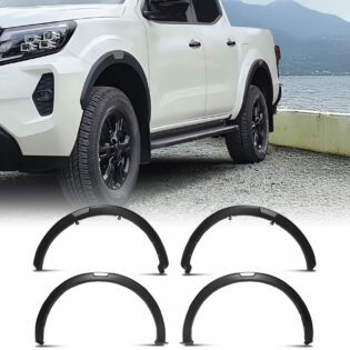 Nissan Navara D23 NP300 15-21 Slim Black Fender Flares