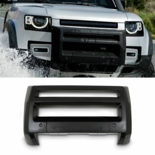 Predator4x4 Gloss Black Front Bumper A Bar To Fit Land Rover Defender L663 2020+