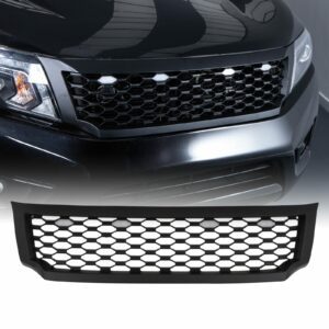 Nissan Navara D23 NP300 2015+ Black Grille With LED Lights