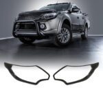 Mitsubishi L200 Triton 2015-2018 Black Headlight Cover Trim
