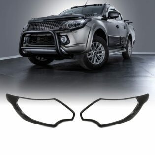 Mitsubishi L200 Triton 2015-2018 Black Headlight Cover Trim