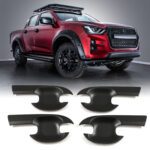 Isuzu D-Max RG 2021+ Black Door Handle Protector Covers
