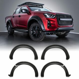 Isuzu D-Max RG 2021+ Matte Black 75mm Wheel Arches