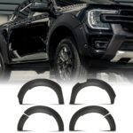 Ford Ranger T9 Wildtrak 2023+ 85mm Matte Black Wheel Arches Set