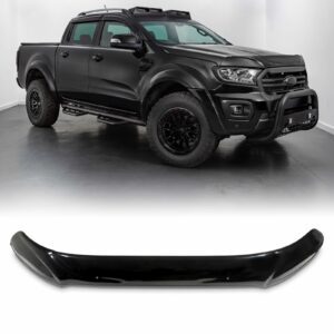 Ford Ranger T7 T8 15-21 Black Bonnet Guard Cover