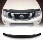 Nissan Navara D40 10-14 Black Bonnet Guard Protector
