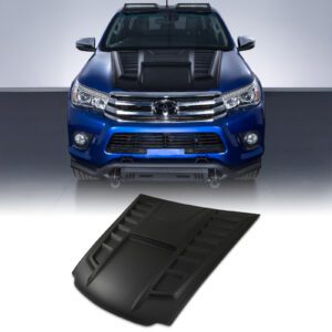 Toyota Hilux Revo 15-20 Black Bonnet Scoop