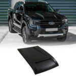 Ford Ranger T9 2023+ Matte Black Bonnet Scoop Cover