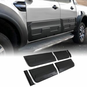 Ford Ranger T6 T7 T8 12-21 Large Matte Black Body Cladding Kit
