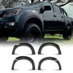 Isuzu D Max 2012-15 60mm Matte Black Wheel Arch Kit