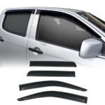 Isuzu D Max 12-19 Black Wind Deflectors