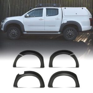 Isuzu D Max 2016-2019 Matte Black Fender Flare Kit