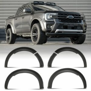 Ford Ranger T9 Wildtrak 2023+ 90mm Matte Black Wheel Arches With Sensor Holes