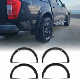 Nissan Navara D23 NP300 14-20 Gloss Black Wheel Arches