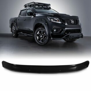 Nissan Navara D23 NP300 14-20 Black Bonnet Guard Protector