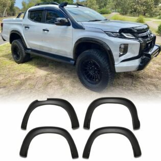 Mitsubishi L200 Series 6 19-23 Matte Black Wheel Arch Fender Flares