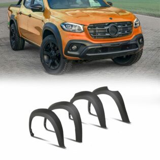Mercedes X-Class 2018-2020 Matte Black 60mm Wheel Arch Fender Flare Kit
