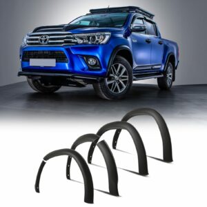 Toyota Hilux MK8 Revo 15-20 Matte Black Wheel Arches Set