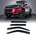 Isuzu D Max 2021+ Black Wind Deflectors