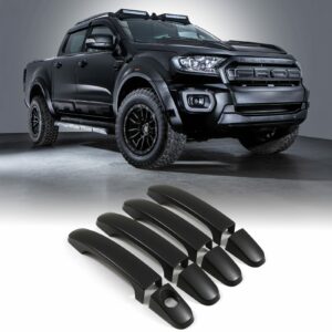 Ford Ranger T6 T7 T8 12-21 Black Door Handle Covers
